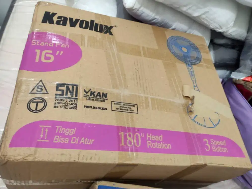 KIPAS ANGIN BERDIRI MERK KAVOLUX 16 INCH