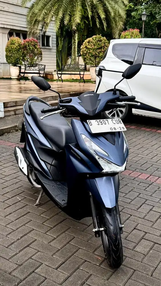 Honda Beat Deluxe Smartkey 2024 ( Low KM ) Masih Mulus Seperti Baru