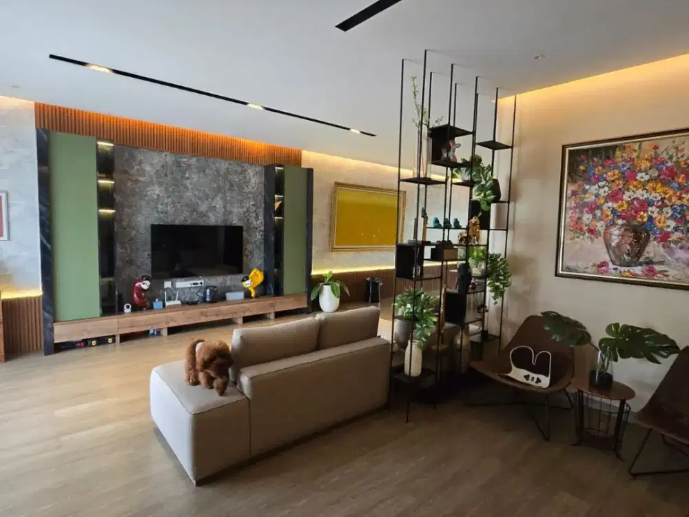 DIJUAL RUMAH GOLF ISLAND UK 8X25 (2 LANTAI) FULL FURNISH CANTIK SIAP HUNI HARGA NEGO