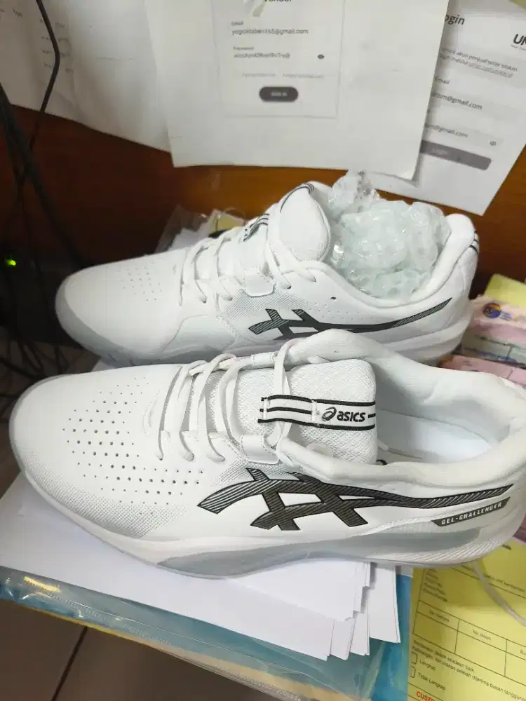 Sepatu Badminton Padel Tennis Asics Chalengger 15
