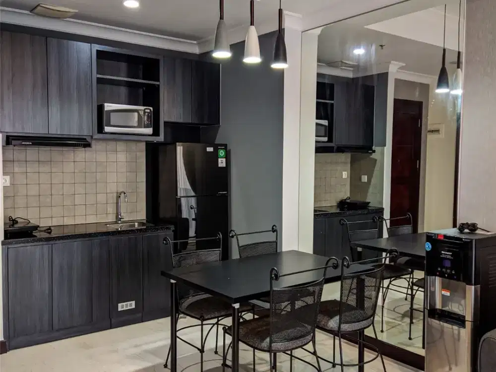 Apartemen Permata Hijau Suites , 2 BR , Full Furnished , Siap Huni , 13 jt / bln