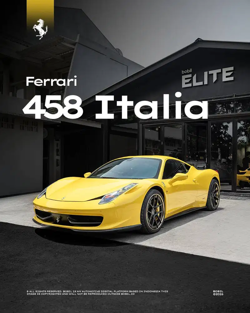 2012 Ferrari 458 Italia Giallo Modena