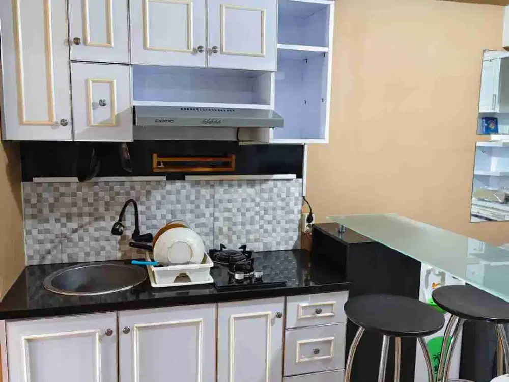 sewa furnished apartemen bassura 2 br furnished rapih