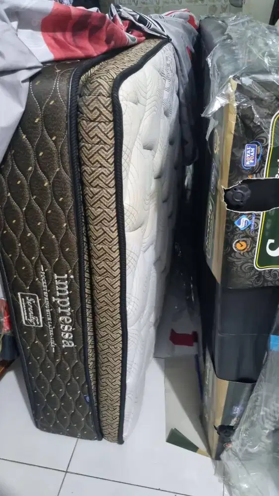 Jual Cepat Spring Bed dan Lemari