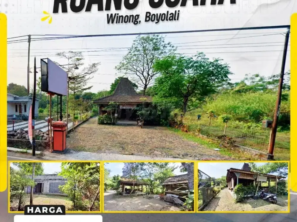 Dijual Ruang Usaha Siap Pakai Area Winong Boyolali!