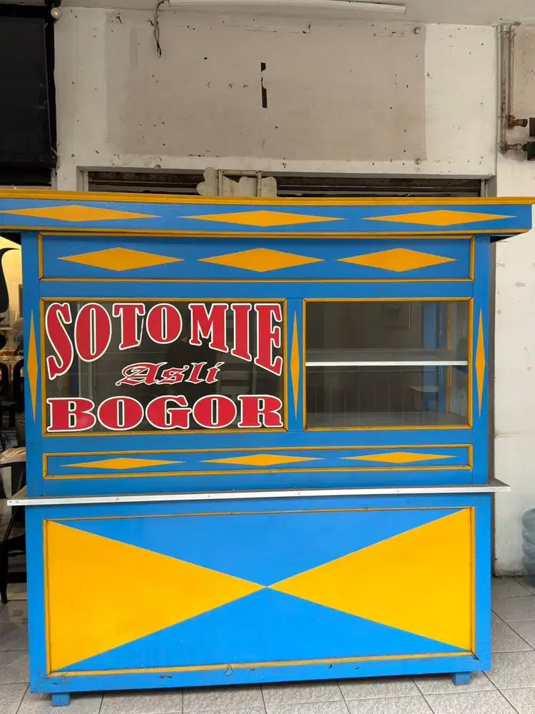 dijual siap angkut gerobak soto mie