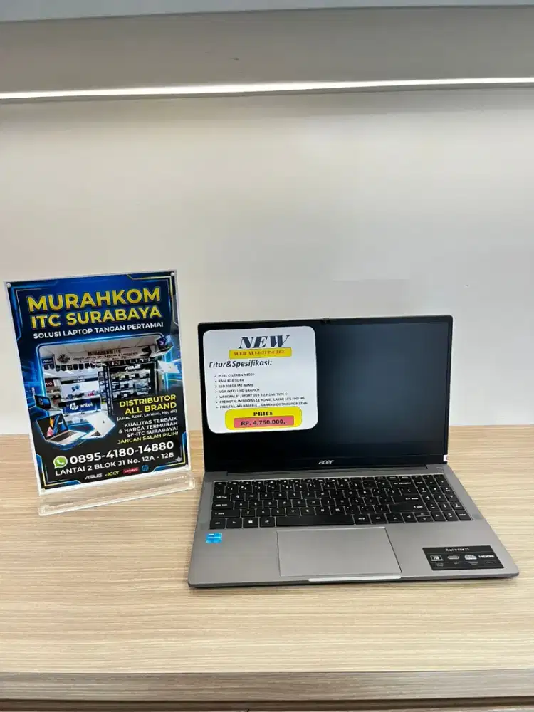 Acer Aspire Lite AL15-32p-C8T3 with Intel N4500 and 15.6inch FHD IPS