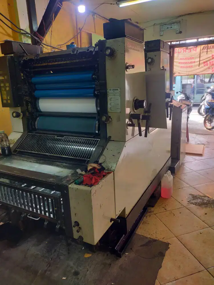 Mesin cetak komori 2 warna