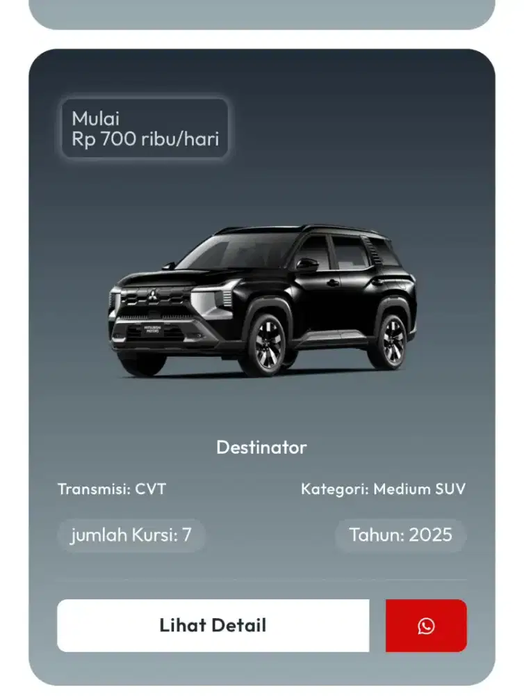 Di butuhkan driver rental