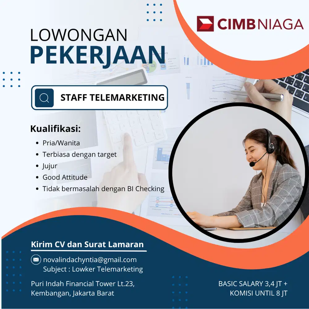 Staff Telemarketing CIMB Niaga
