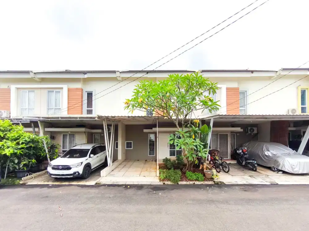 Rumah 2 Lantai 8 Mnt ke Mall Paradise Walk Serpong Hadap Utara J-45731