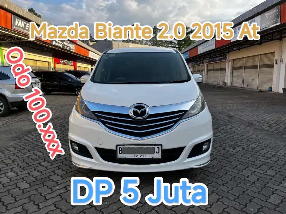 5JT MAZDA BIANTE 2015 WHITE EDITION RARE !!