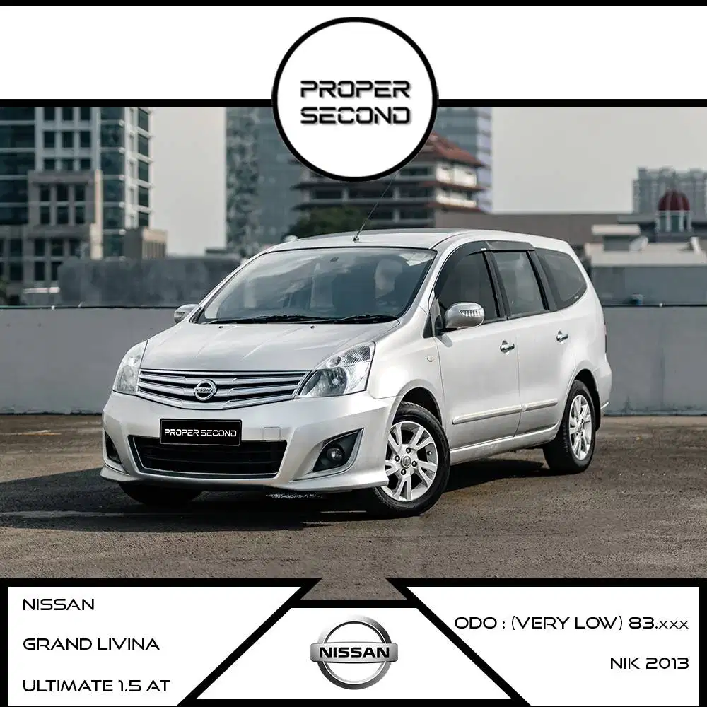 [VERY LOW KM] Nissan Grand Livina 1.5 Ultimate AT 2013 Silver