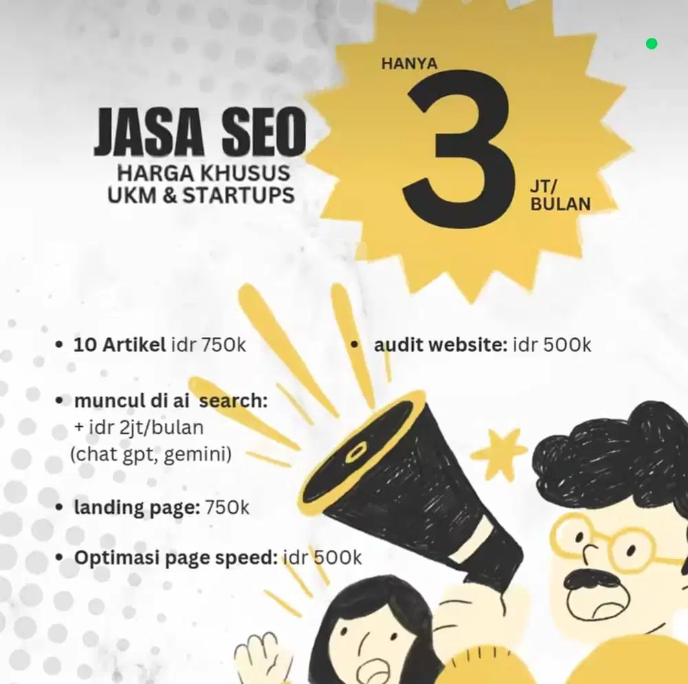 Jasa SEO Murah 3 Juta/Bulan - Website Naik di Google & AI Search