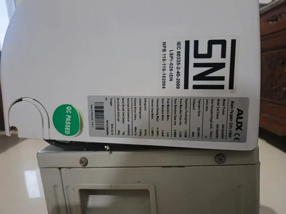 AC aux Tahun 2018 beli nya