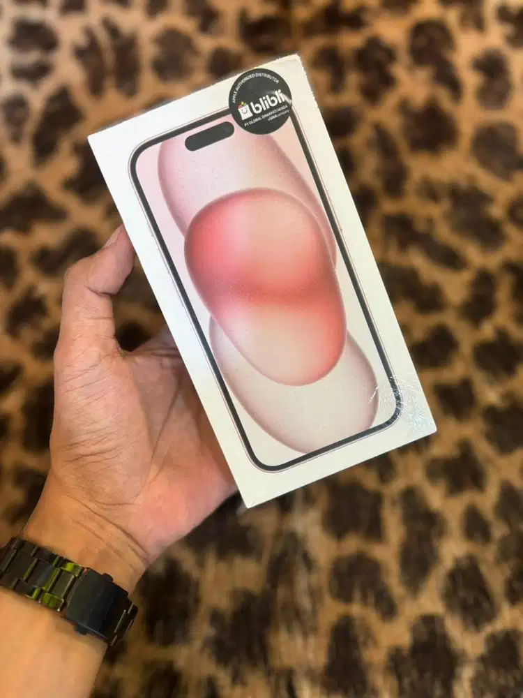 New iPhone 15 128GB Resmi (Pink)
