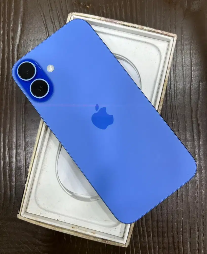 Iphone 16 plus 128gb ultramarine masih garansi Ibox normal fullset