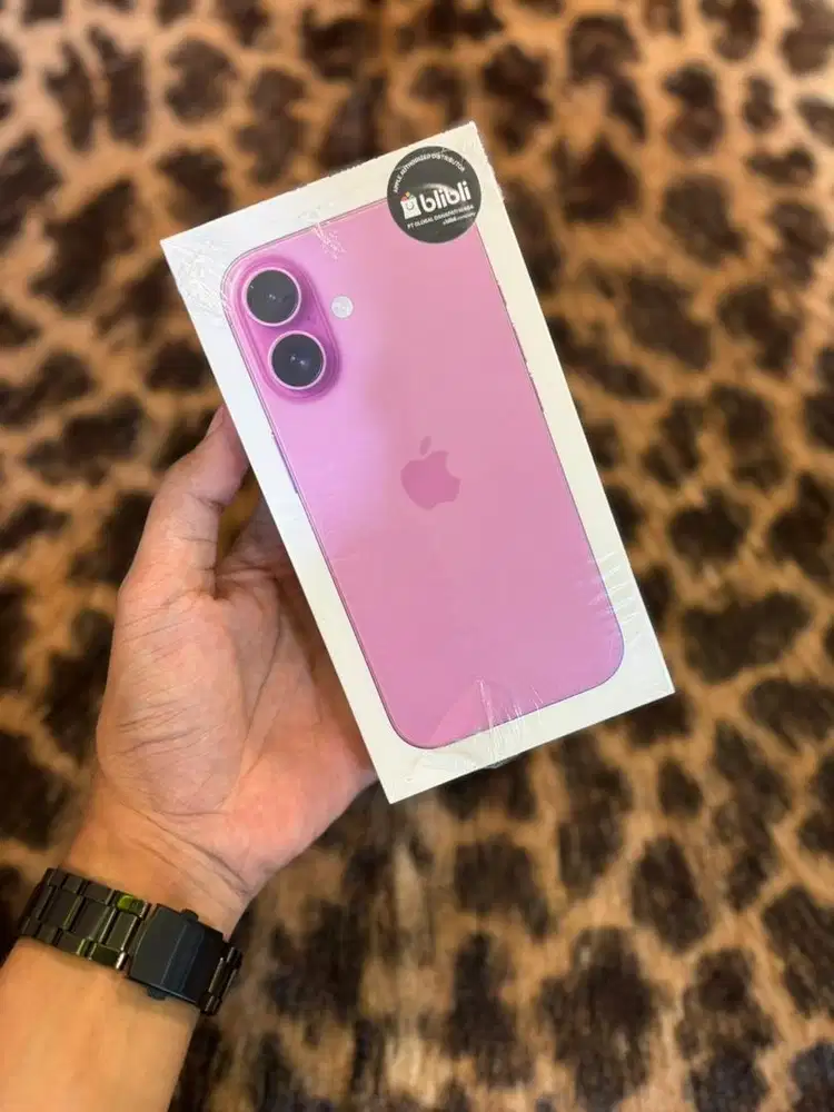 New iPhone 16 128GB Resmi (Pink)