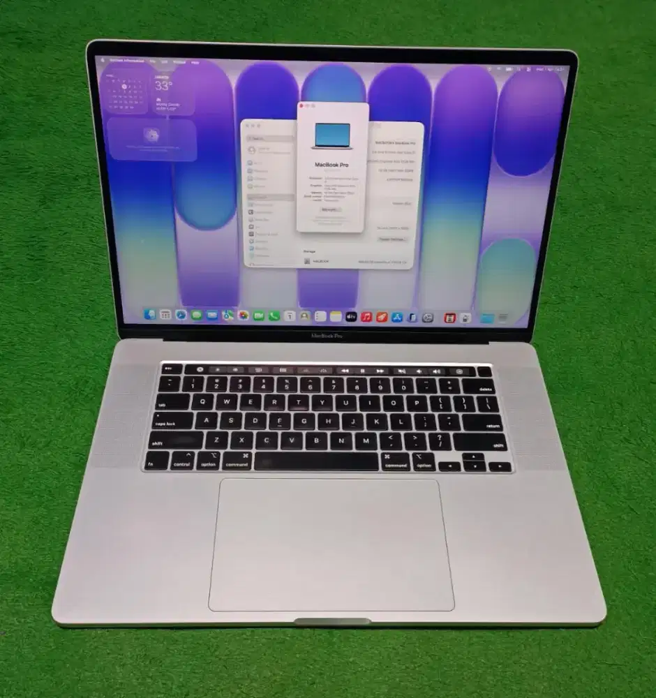 Apple Macbook Pro 2019 16inch i7 16/512 Silver Touchbar Dual VGA Murah