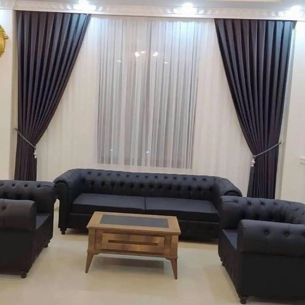 Jasa Tirai Gorden Jendela Gordyn Mewah Hordeng Model Terbaru Murah