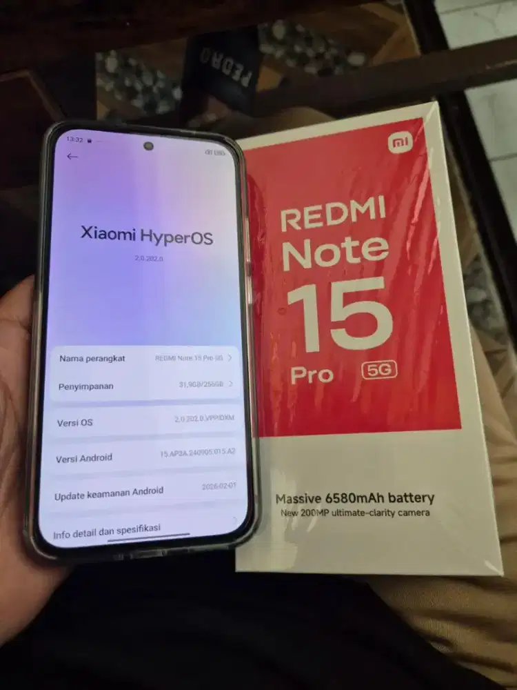 Xiaomi Note 15 Pro 8+8/256 5G resmi blm seminggu msih grnai pjng bs TT