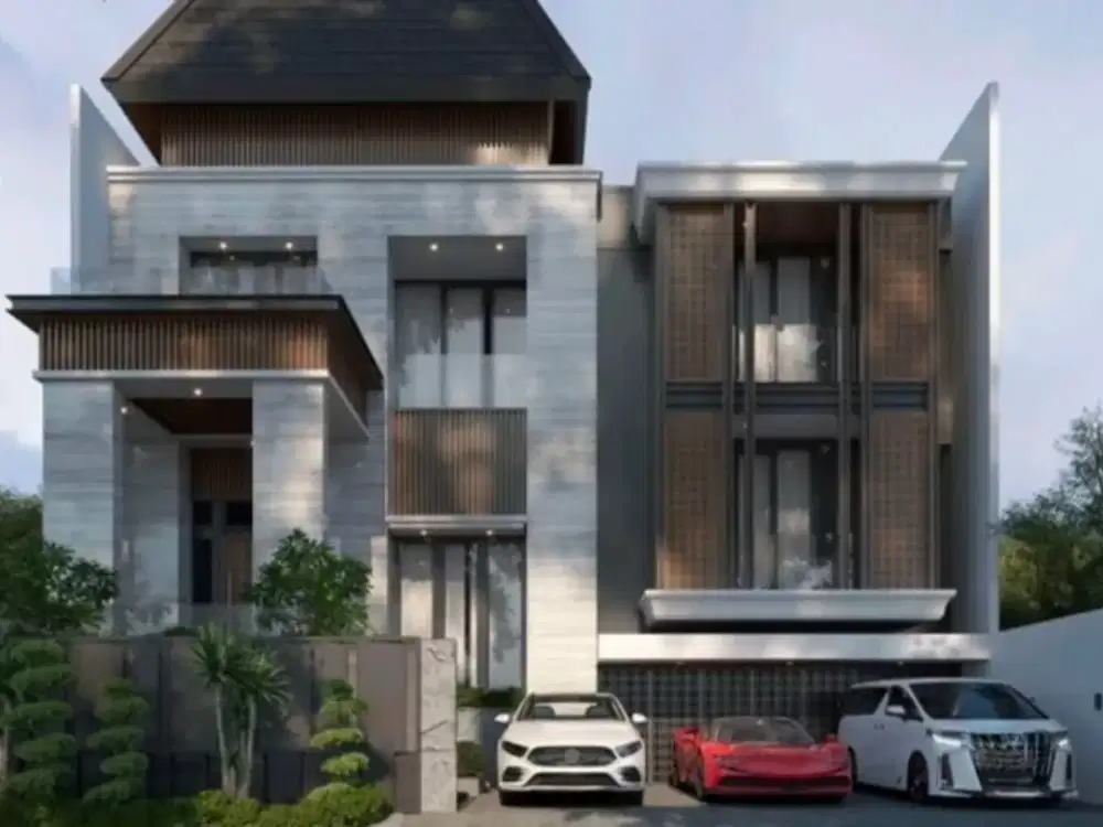 DIJUAL RUMAH RAFFLES GARDEN CITRALAND AMERICAN MODERN TROPICAL SPLIT LEVEL