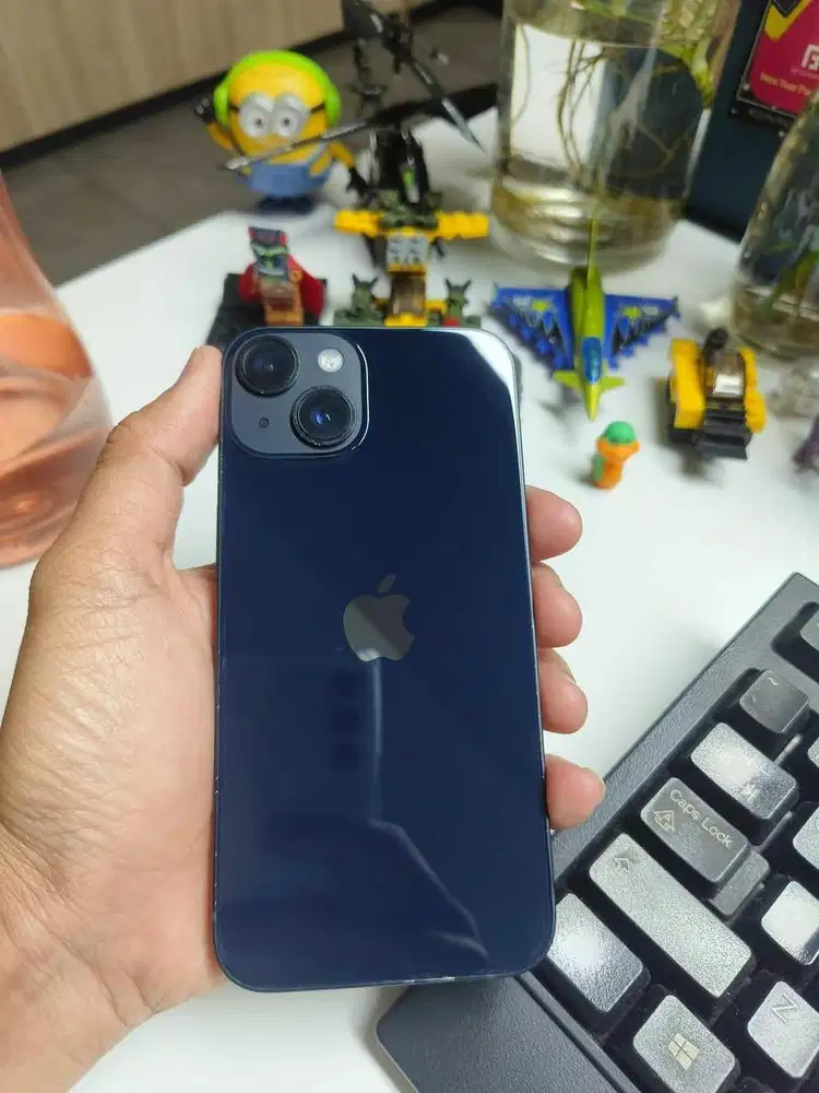 Iphone 14basic midnight 128gb fullset ex ibox - b4yp455 wifi only