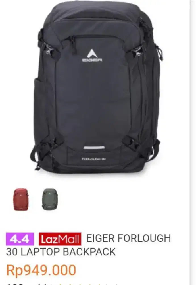 Tas Eiger  Original gendong/laptop  Nego
