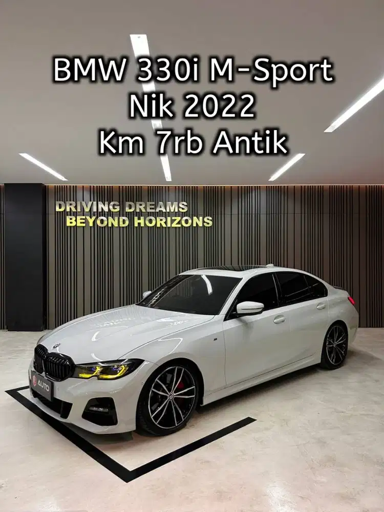 Bmw 330i M-Sport AT 2022 Putih Km7rb D7UWT