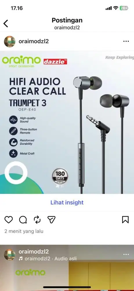 Oraimo Headset OEP-E40