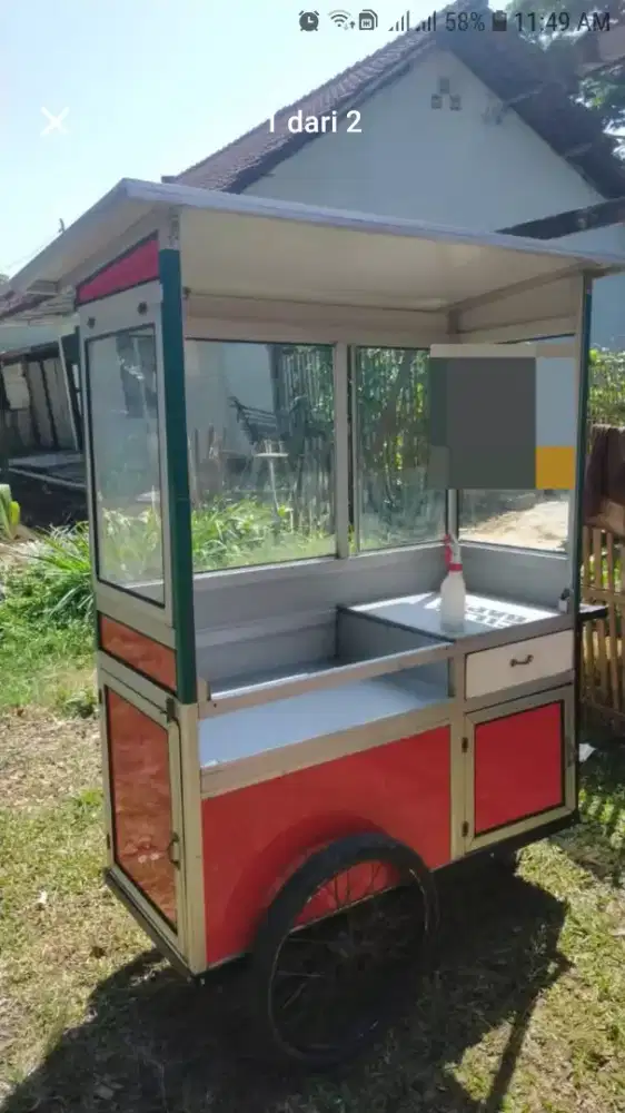 Gerobak full almuniun + ACP