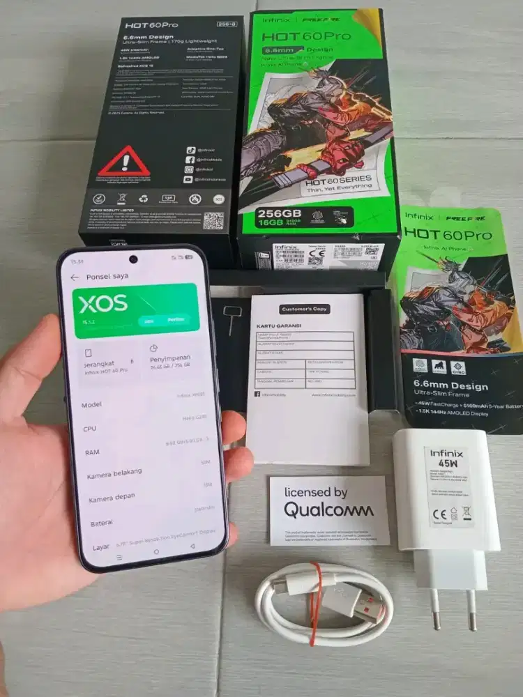 INFINIX HOT 60PRO 8/256 FULLSET