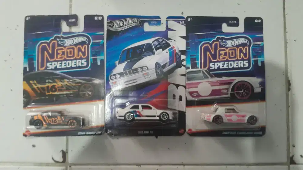 Jual 3 Hot wheels silver series