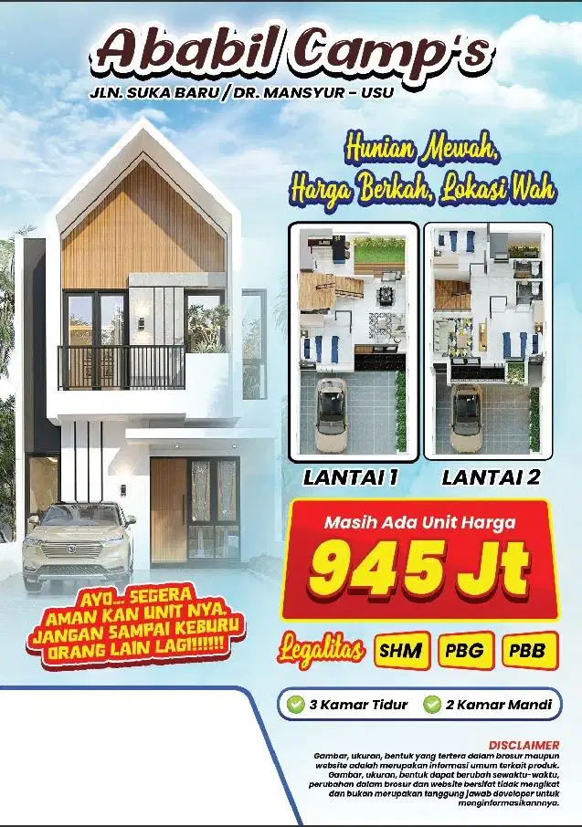 LOKASI STRATEGIS DEKAT KAMPUS USU