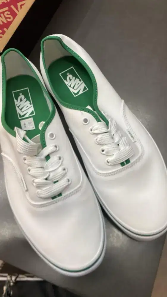 Vans Authentic Canvas Pop White/Green