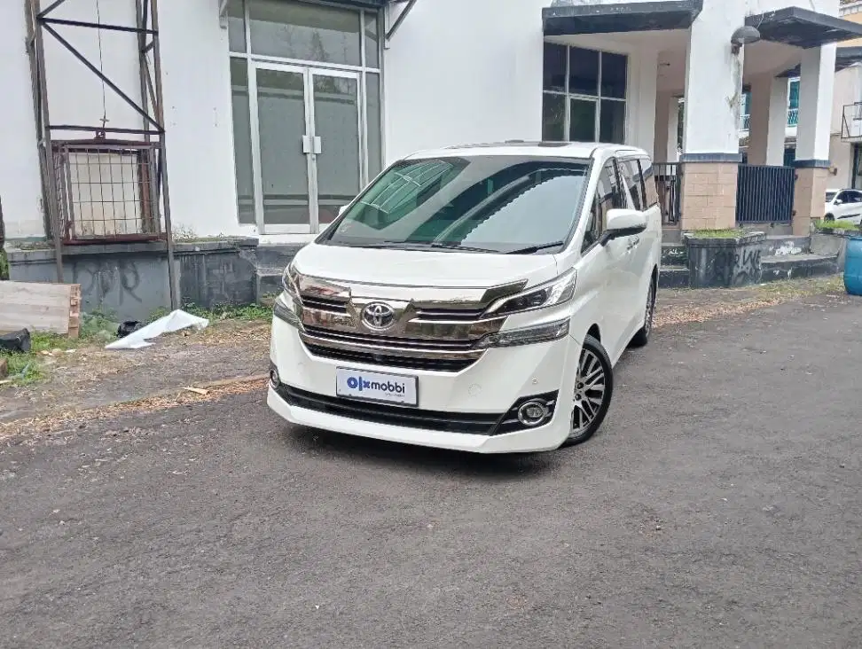 Pajak Panjang - TOYOTA Vellfire 2.5 G Bensin A/T 2017 PUTIH