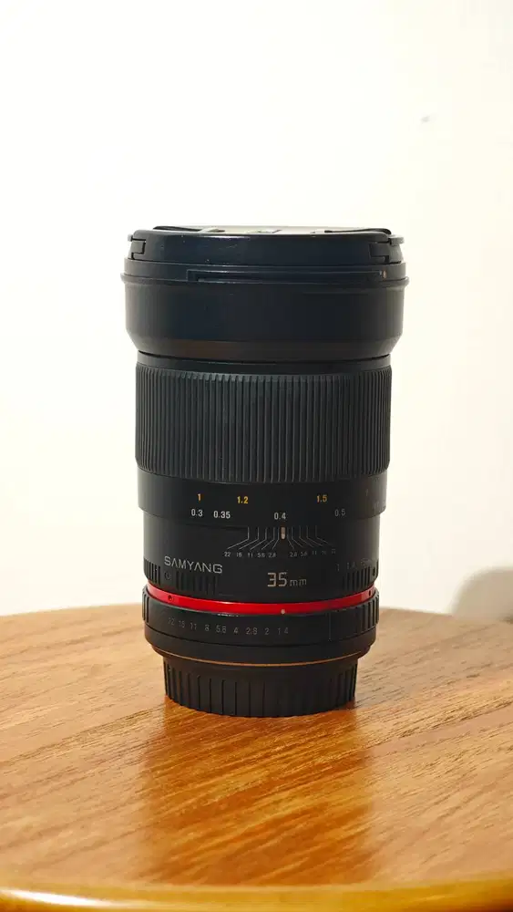 Lensa Kamera Samyang 35mm F1.4 Canon mount (bonus L mount converter)