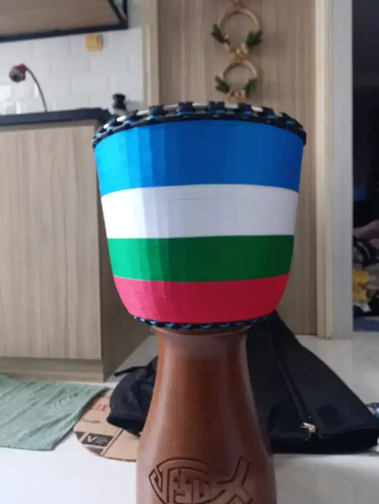 DIJUAL DJEMBE CUSTOM PROFESIONAL FREE TAS SOFT CASE