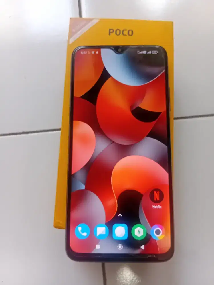 Poco M3 ram 8gb [6+2[128gb lengkap mulus segel