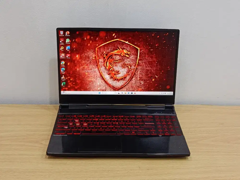 MSI GL65 9SC Core i7-9750H RAM 8GB SSD 512GB NVIDIA GeForce GTX 1650