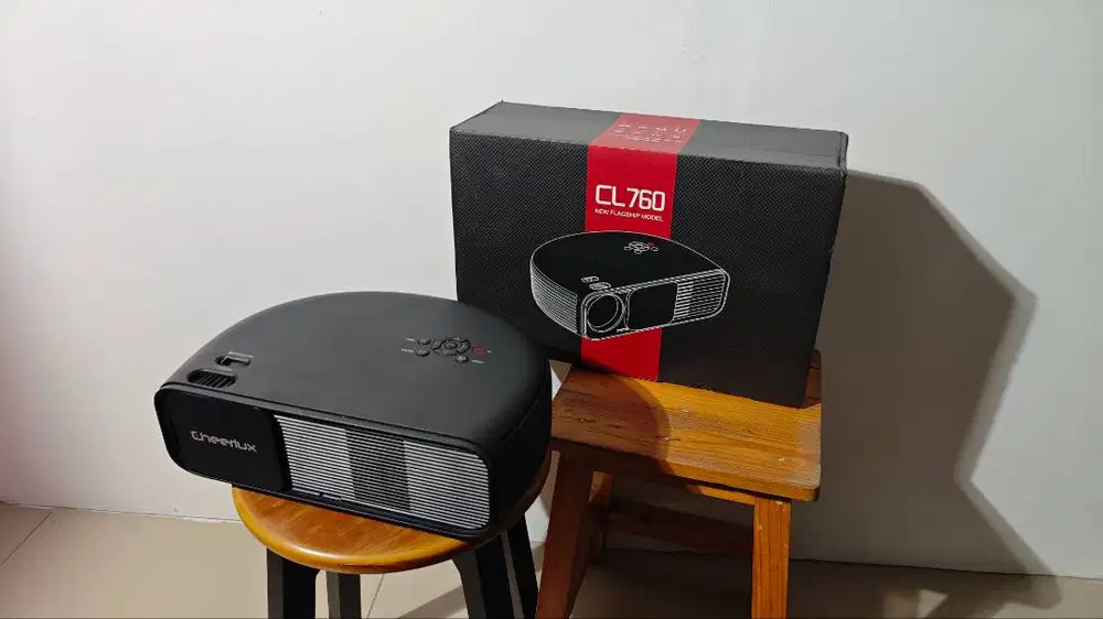 Projector Cheerlux CL760 Ultimate Real 1080p 3600 Lumens kondisi 90%