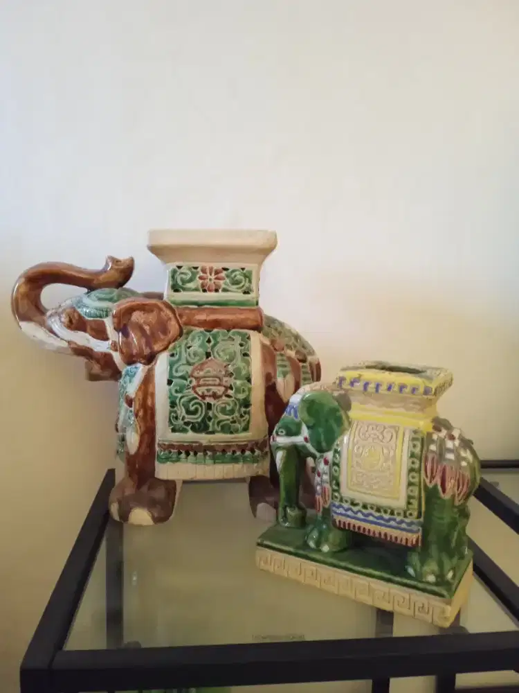 Pajangan gajah asli beli di thailand