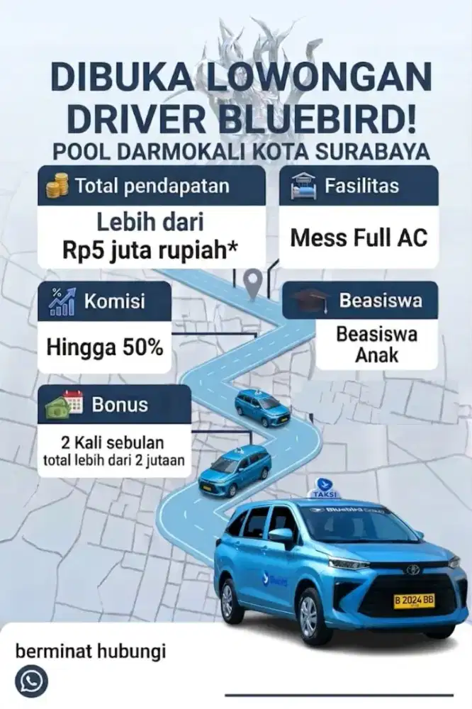 Loker driver Bluebird pool darmokali
