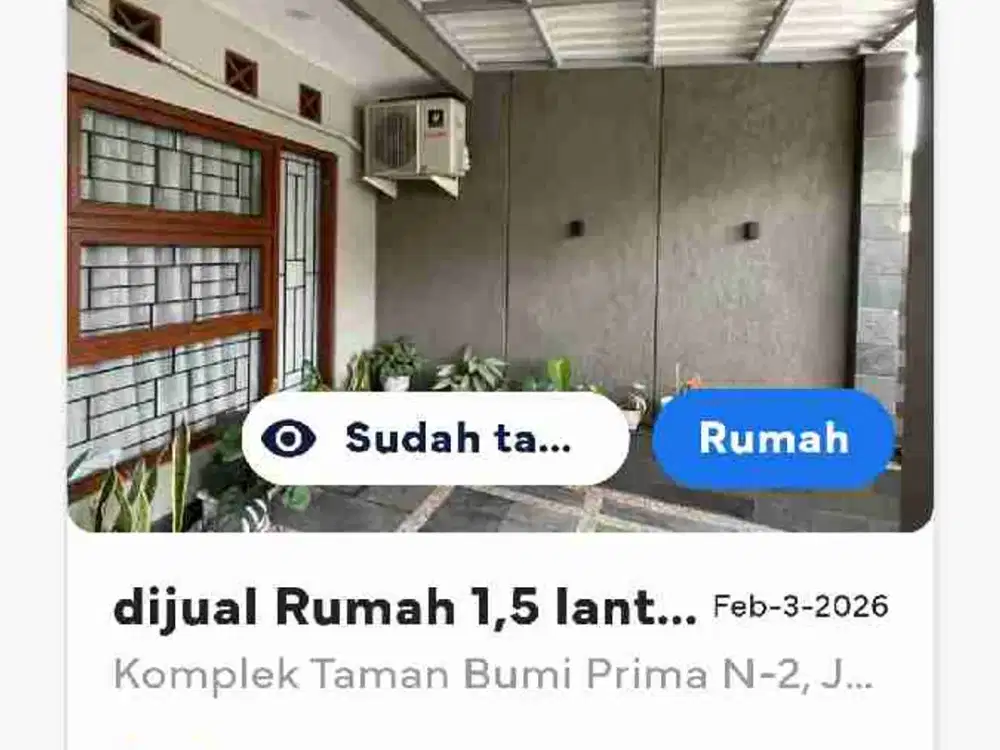 DIJUAL RUMAH, di Perumahan Taman Bumi prima, cibabat, cimahi