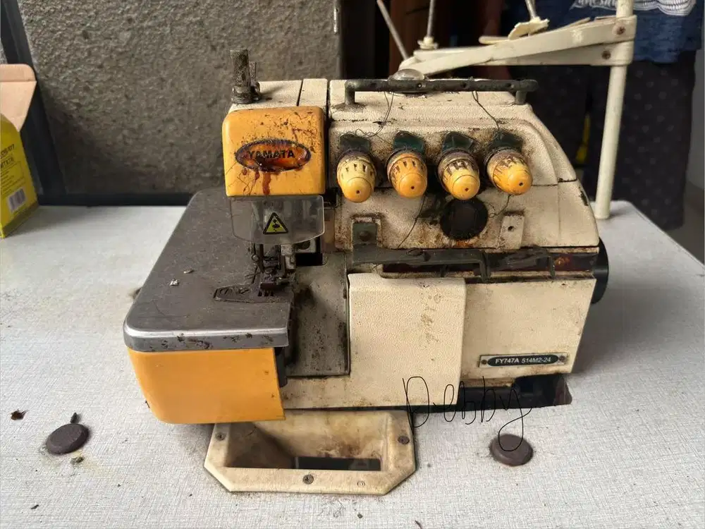 Yamata FY747A Mesin Obras Industri Murah – Butuh Perawatan