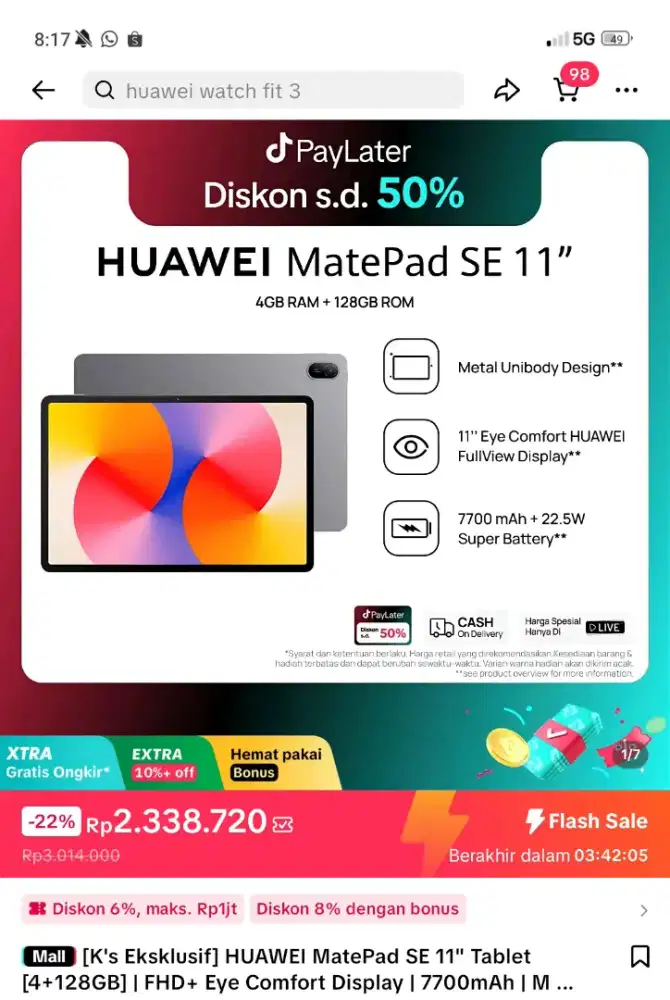 HUAWEI MATEPAD 11 SE