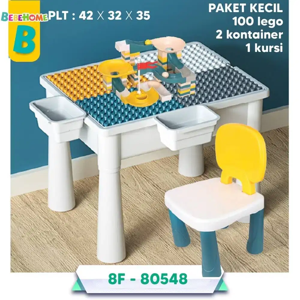 Bebehome Meja Anak Set Meja Belajar Free Kursi Set Meja Belajar Multif