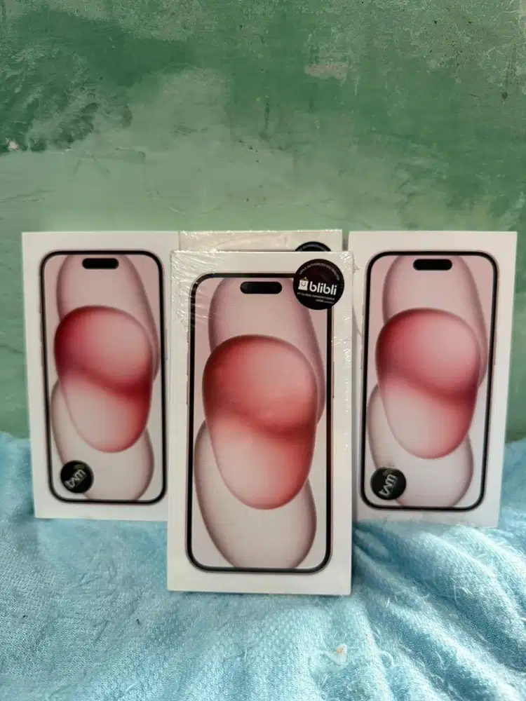 iPhone 15 128GB Pink iBox GDN Resmi Baru dan Segel