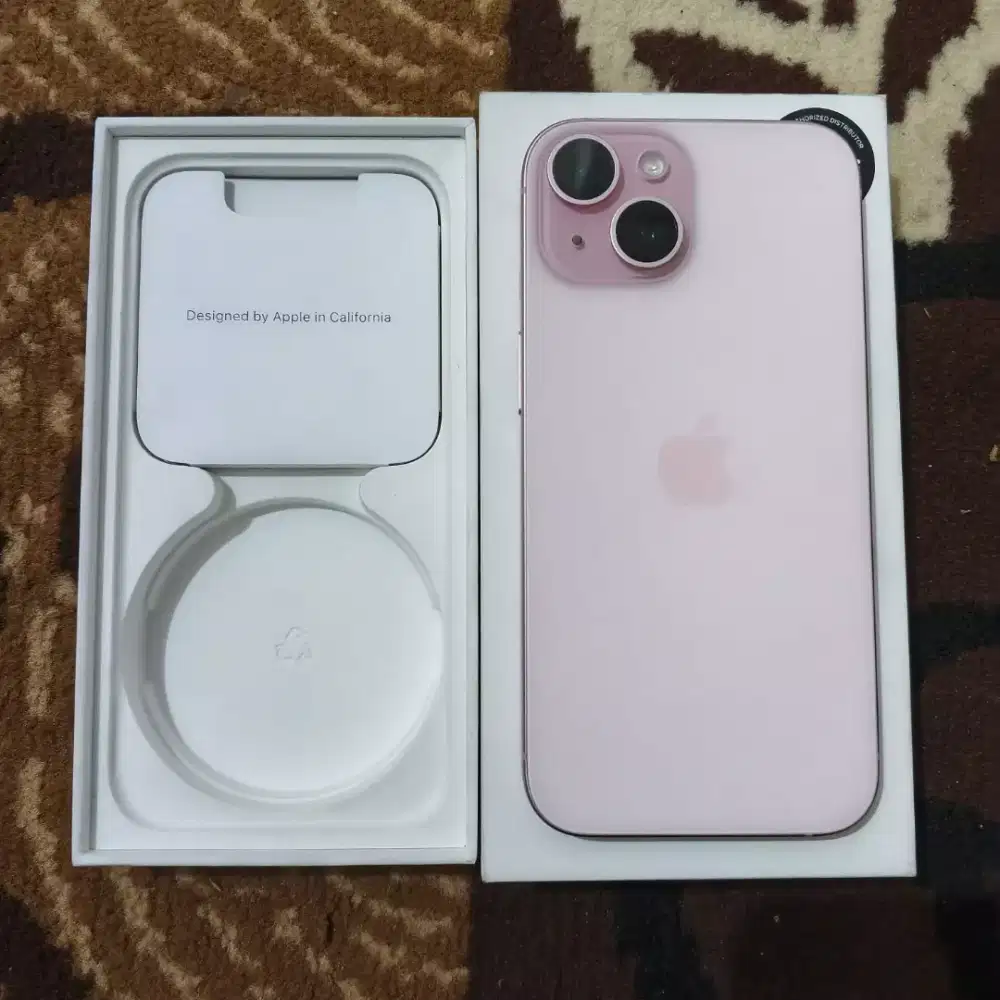 Iphone 15 pink 128Gb bh 94% ibox