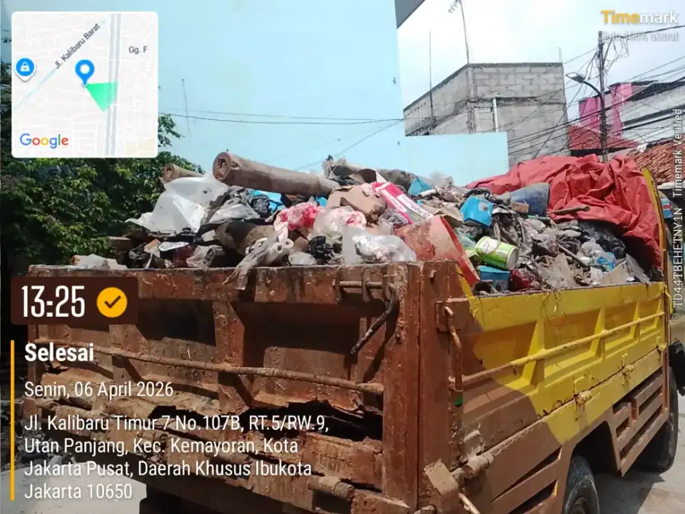 Jasa angkut puing dan buang sampah